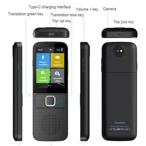 Portable Instant Voice Translator Smart 138 Languages Real Time Translate Device